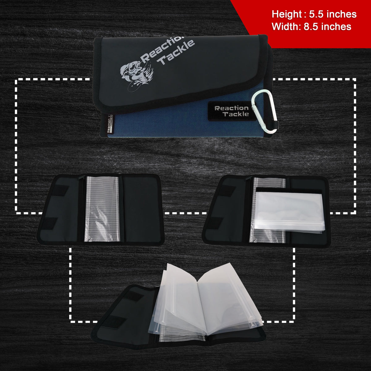 Reaction Tackle Small Bait Binder Organizer