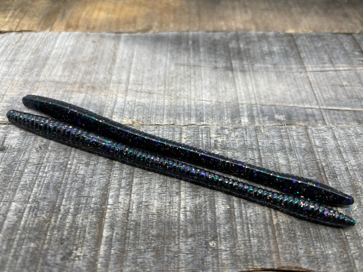 V & M Baits Slim Wild 6.5" Straight Tailed Worm