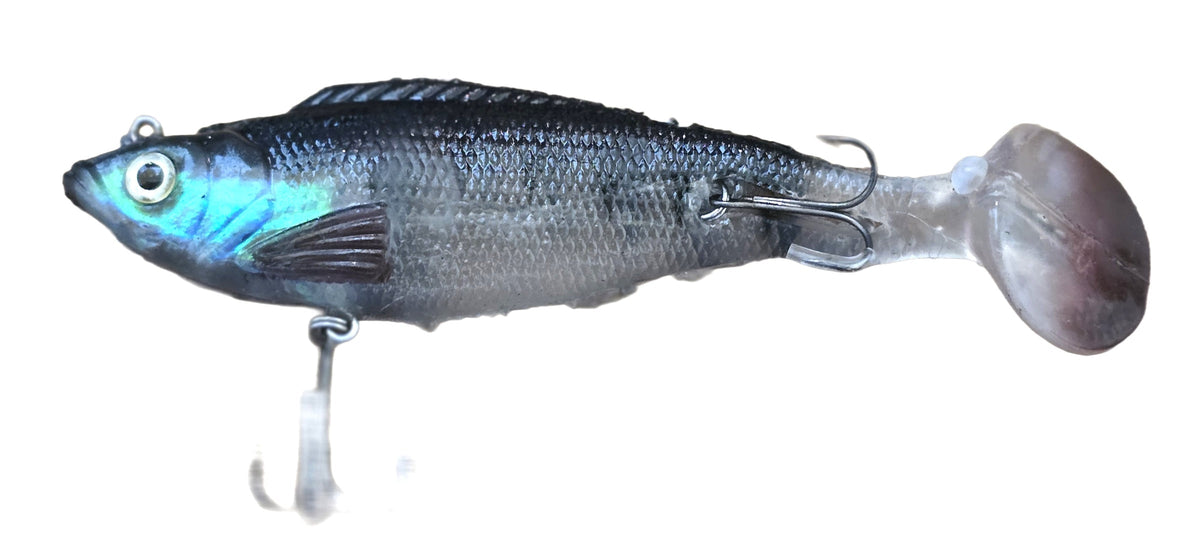 Whack Em Max Shad Pre-Rigged Paddle Tail Swimbait