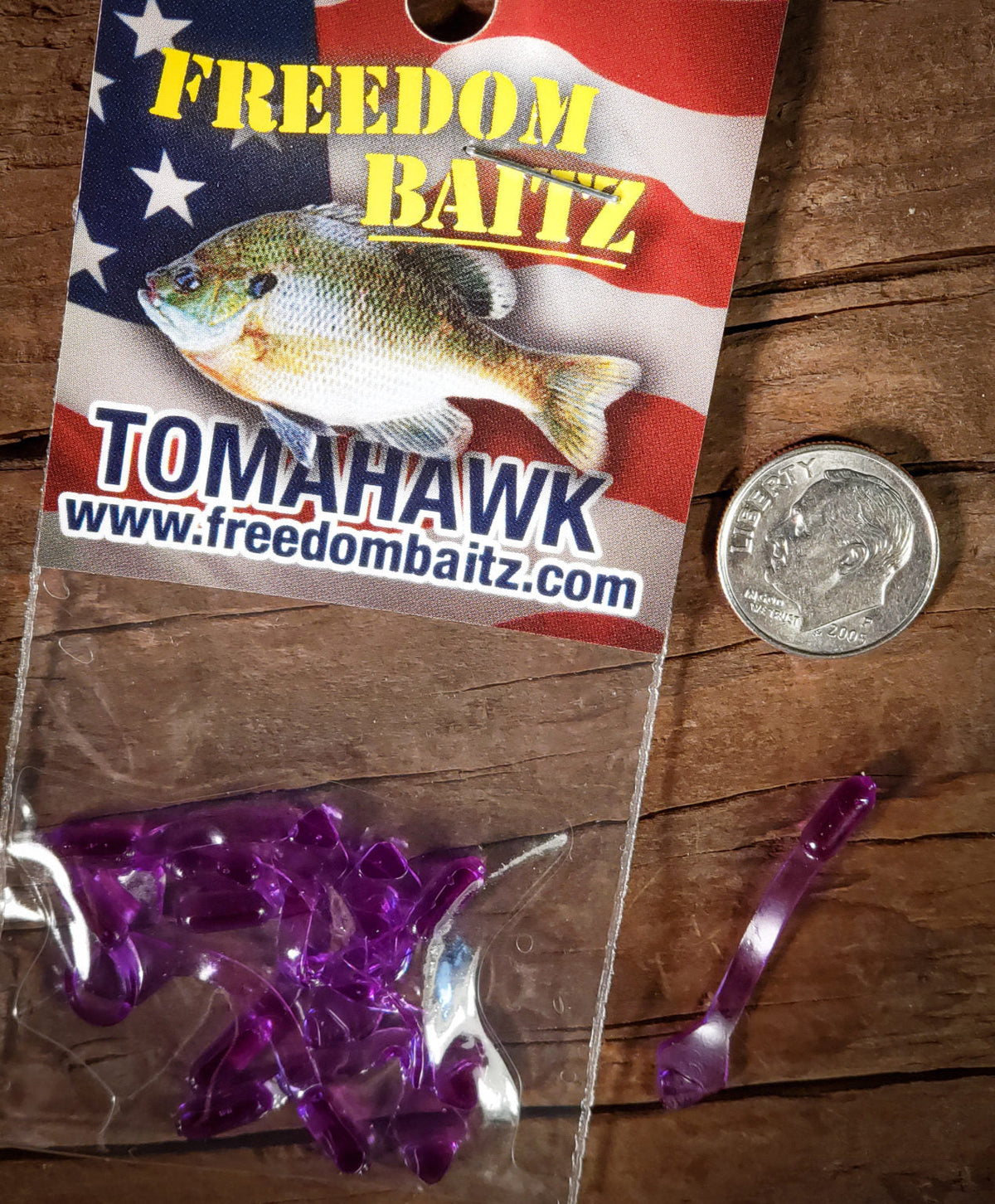 Freedom Baitz Tomahawk Panfish Soft Plastic
