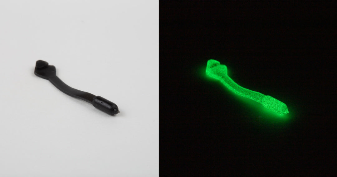 Freedom Baitz Radio Active Glow Soft Plastics