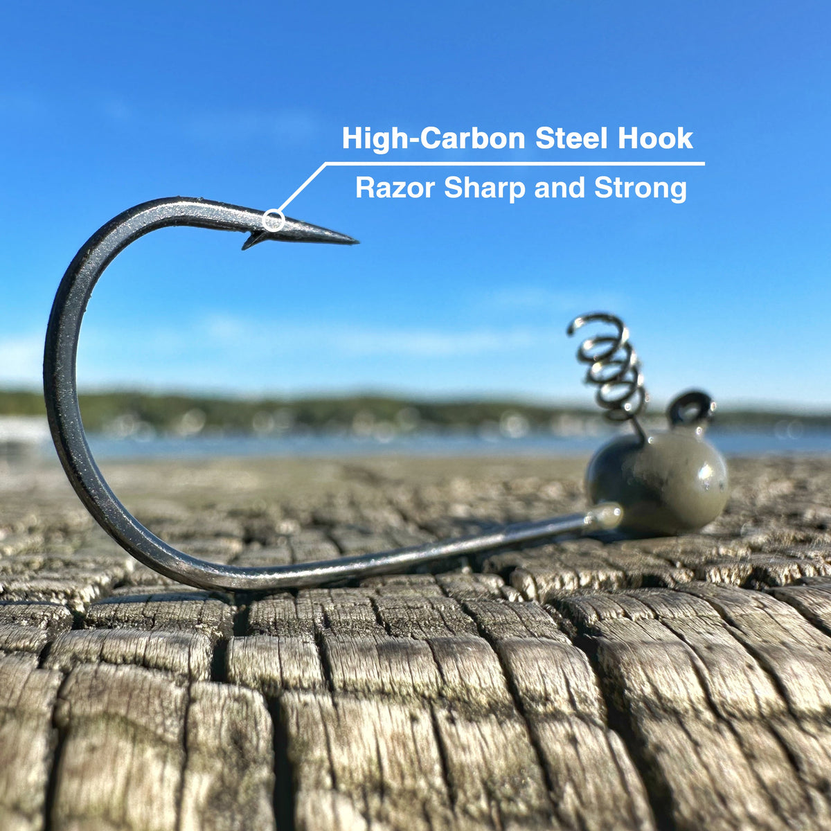 green pumpkin tungsten shaky head jig with hook