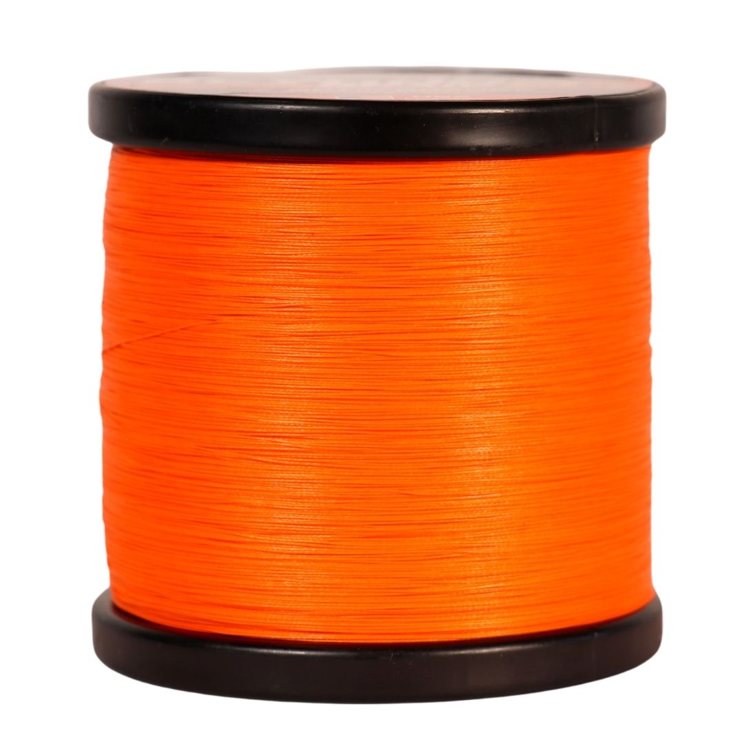 optic orange 8 strand braided fishing line high visibility