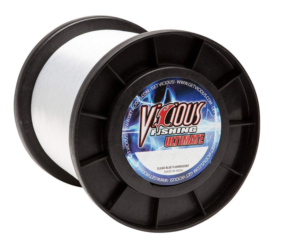 Vicious Ultimate Clear-Blue Fluorescent Mono 12 lb Test Line