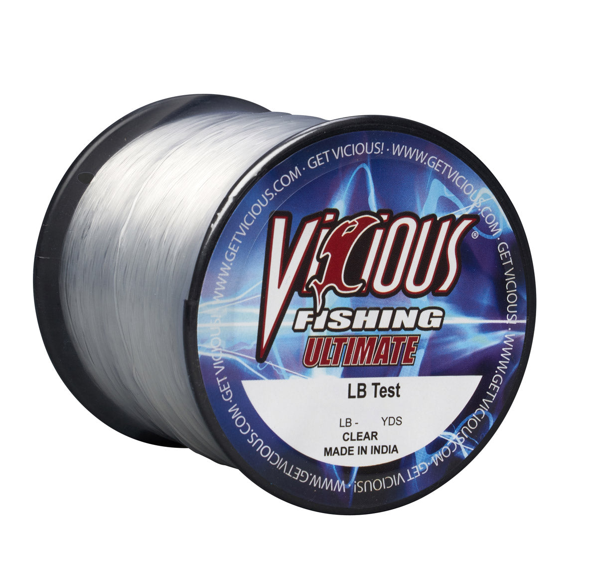 Heavy-duty Vicious Fishing line spool close-up