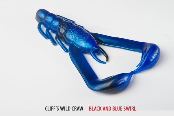 V & M Baits Cliff's Wild Craw - J-Claw Flipping Trailer