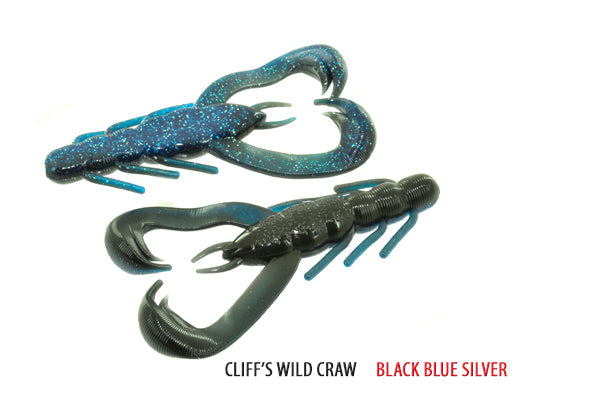 V & M Baits Cliff's Wild Craw - J-Claw Flipping Trailer