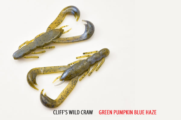 V & M Baits Cliff's Wild Craw - J-Claw Flipping Trailer