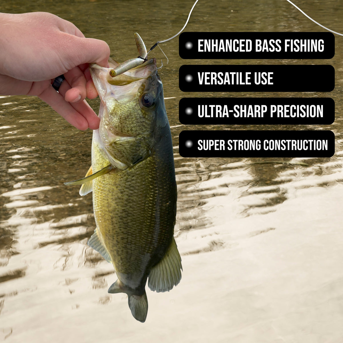 Reaction Tackle Wide Gap Wacky Hooks 25-Pack – Weedless Options