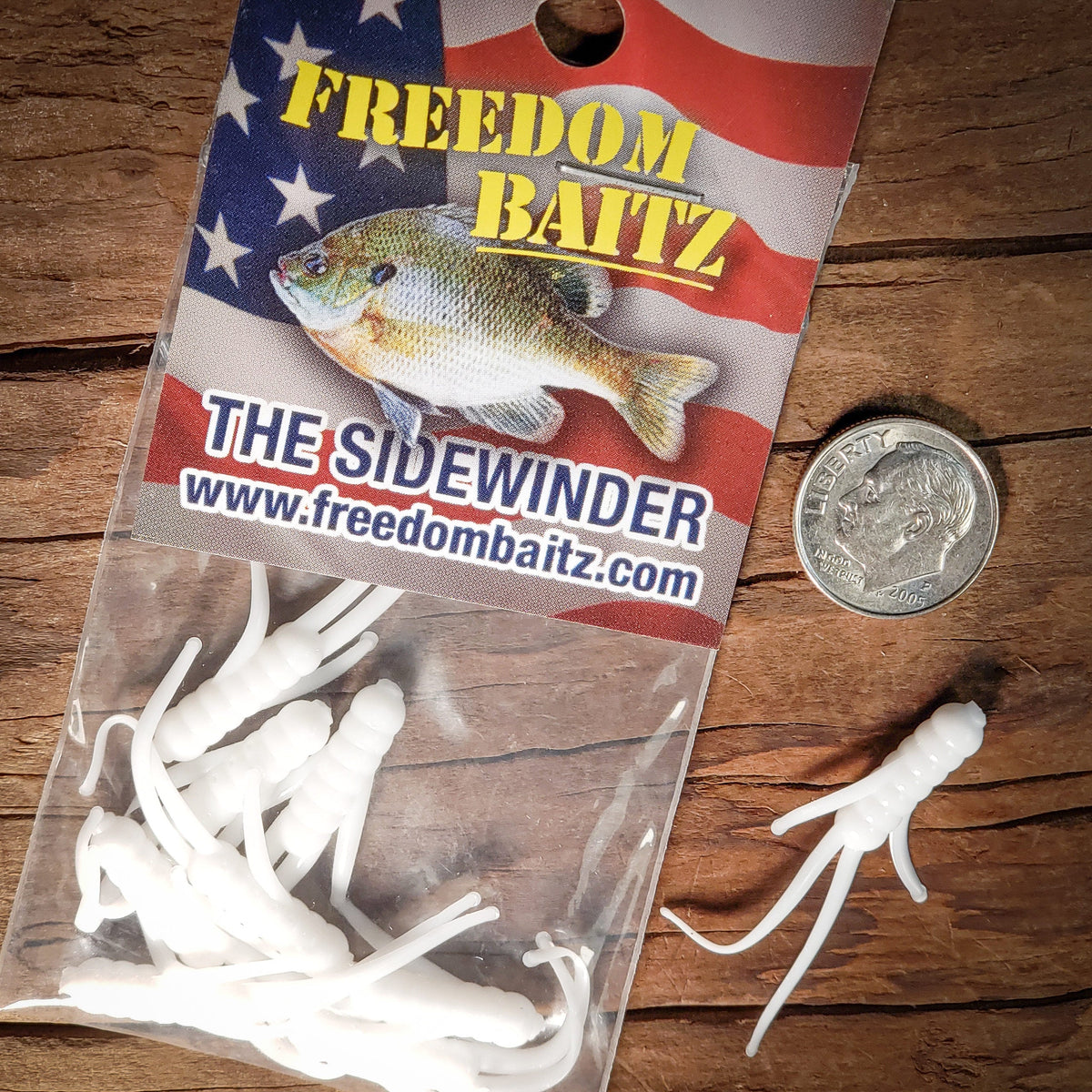 Freedom Baitz Sidewinder Panfish Soft Plastic