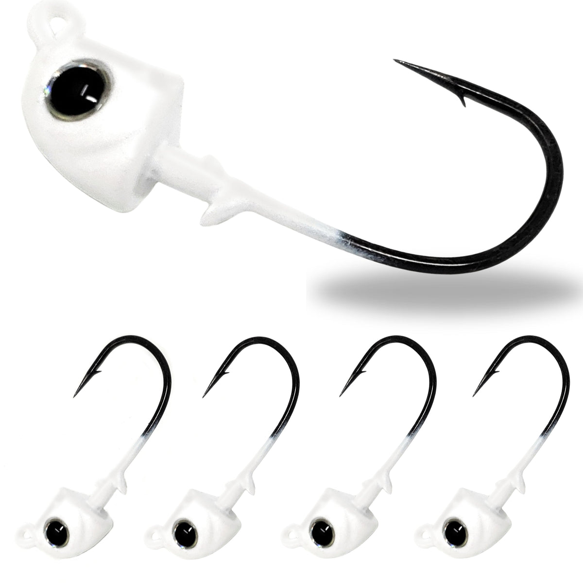 Reaction Tackle Tungsten Swimbait Jig Heads – 5 Pack