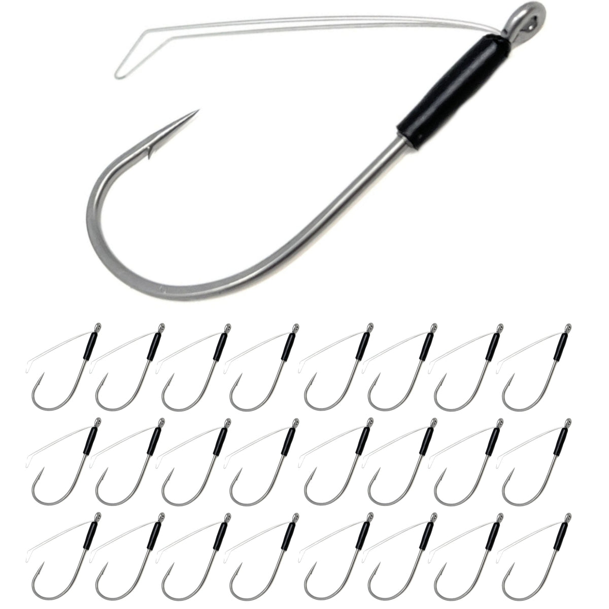 Reaction Tackle Wacky &amp; Neko Hooks – 25 Pack