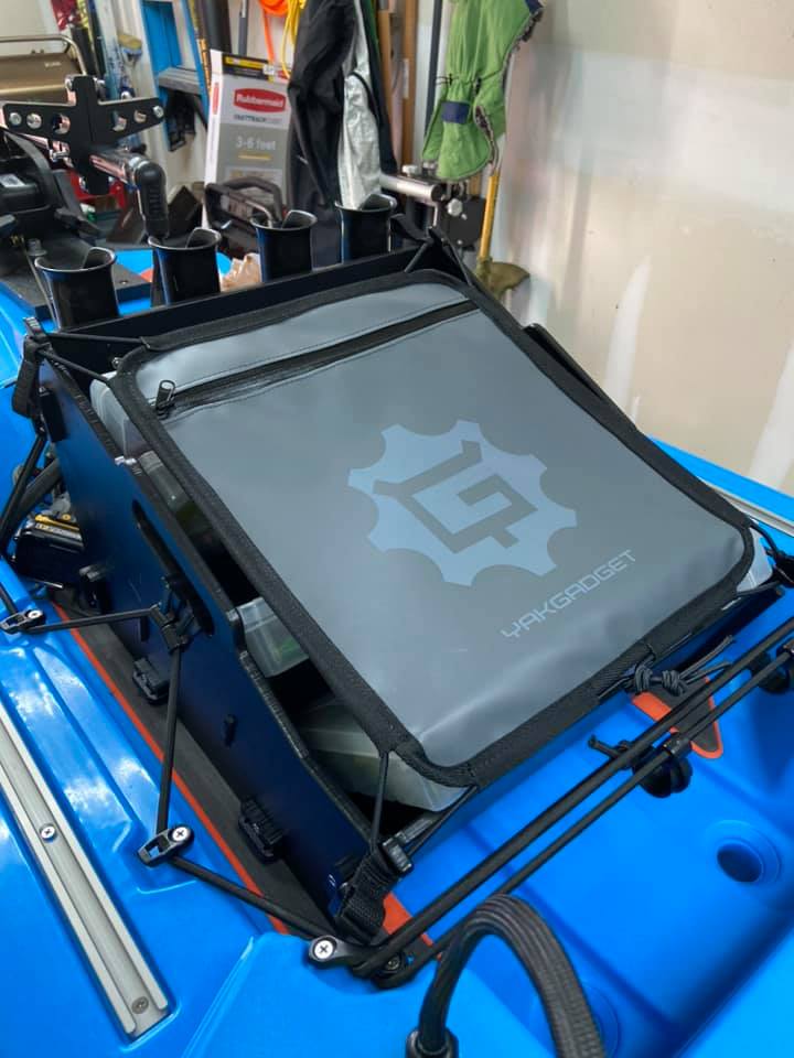 YakGadget LowPro Crate XD Kayak Fishing Crate