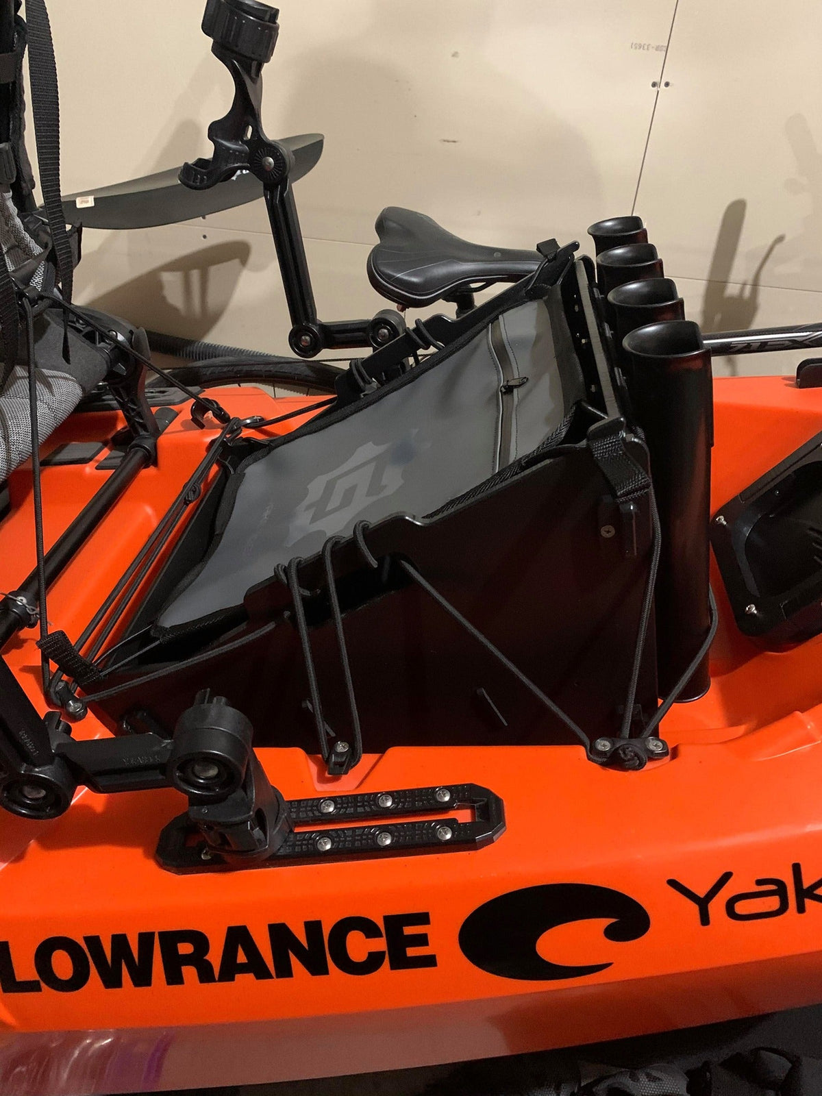 YakGadget LowPro Crate XD Kayak Fishing Crate