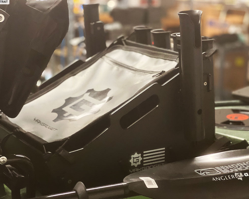 YakGadget LowPro Crate XD Kayak Fishing Crate