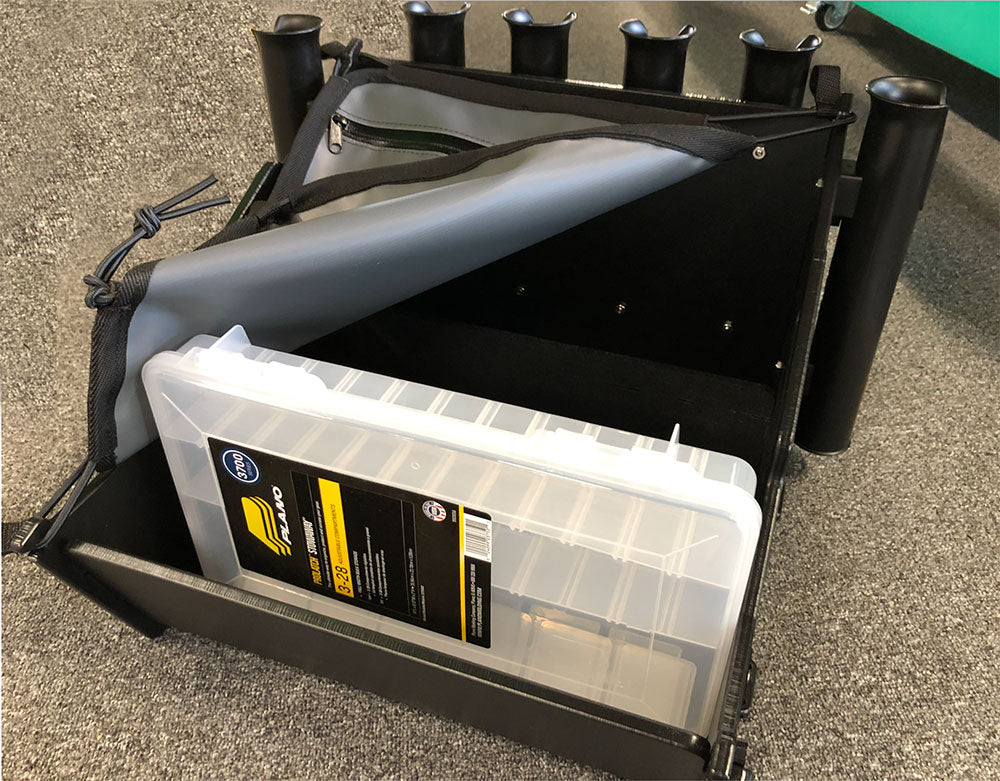 YakGadget LowPro Crate XD Kayak Fishing Crate