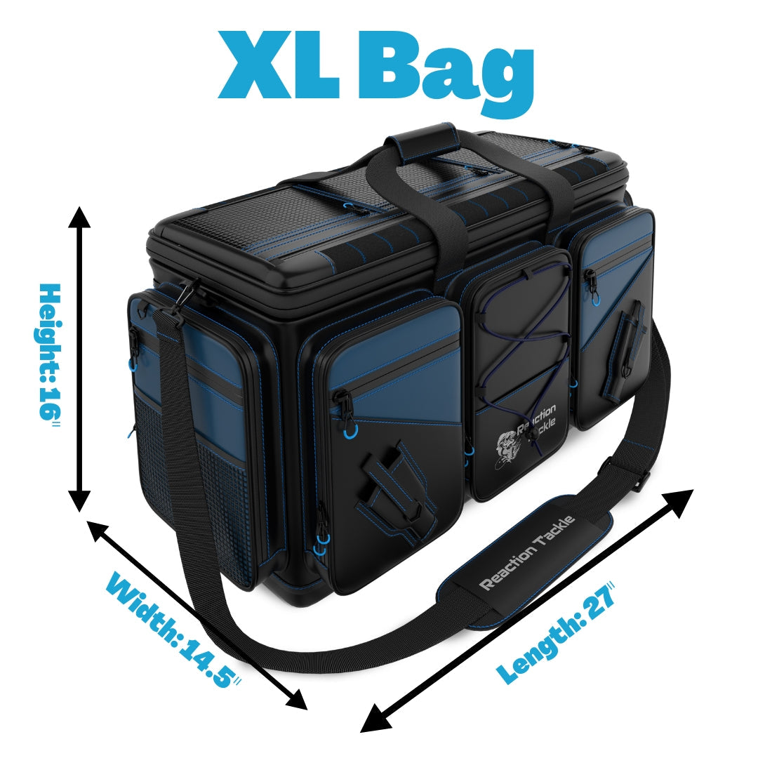 Reaction Tackle Waterproof Fishing Tackle Bags – 4 Sizes
