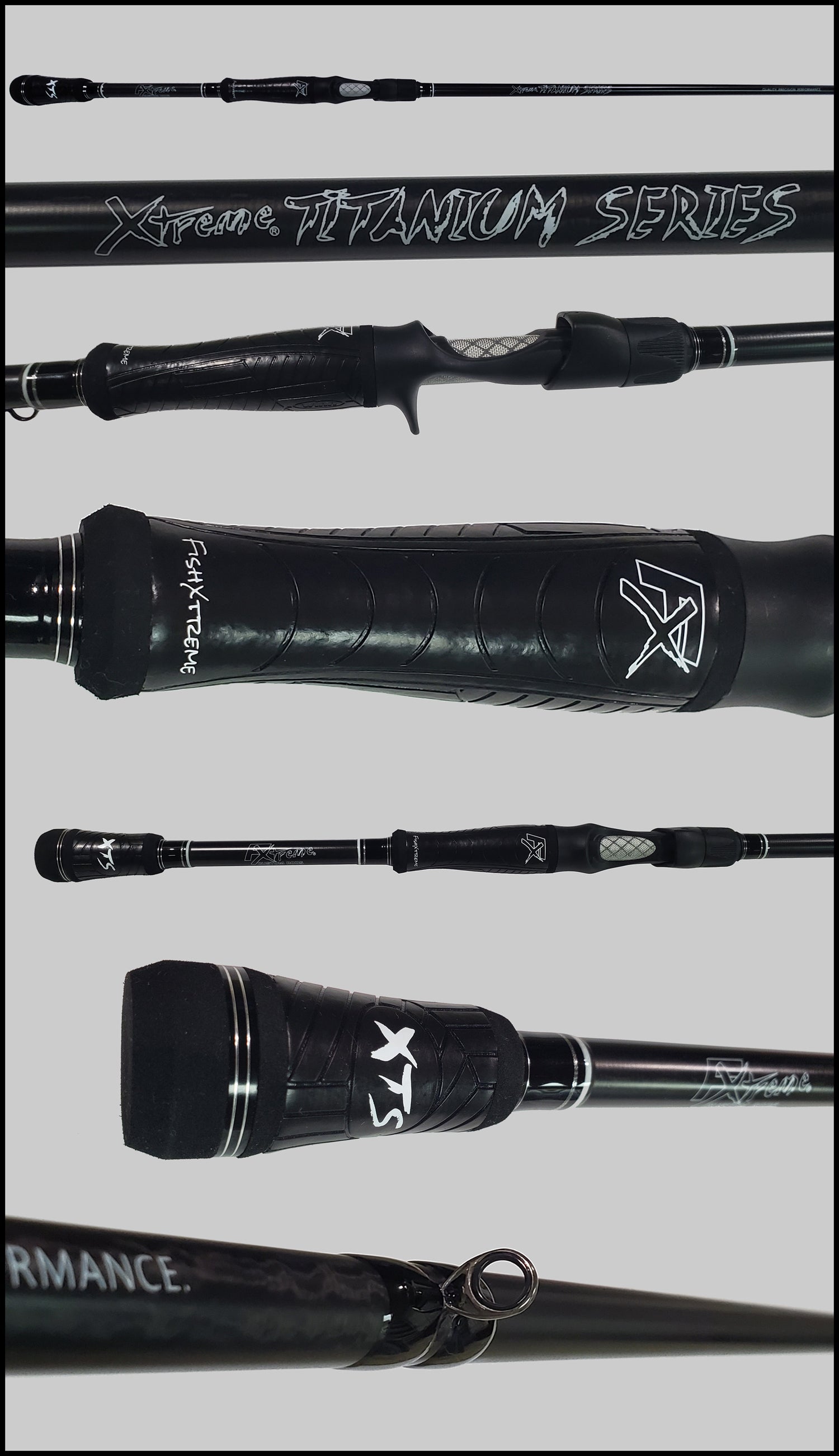 Bass fishing titanium casting rod 7'2"