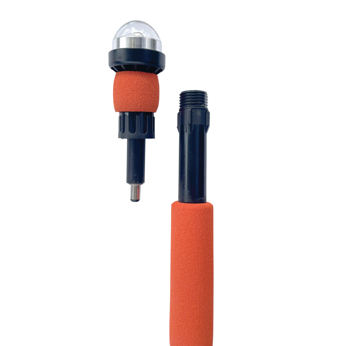 YP-LR360-PRO Lightning Rod - NEW &amp; IMPROVED Threaded Power Connectors - Extendable Powered 360 Degree Safety Light, Flag, and Optional Accessory Mount