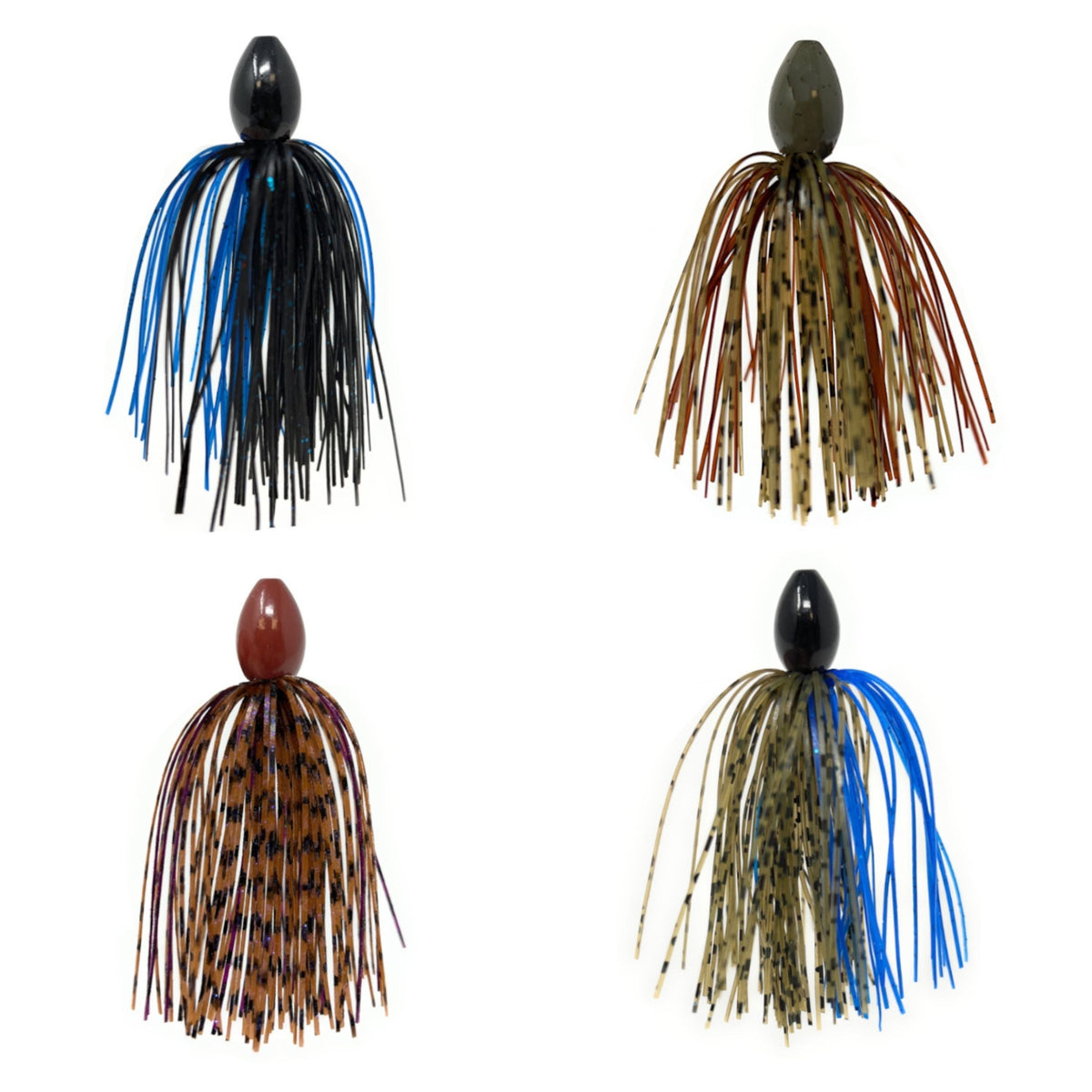 Reaction Tackle Tungsten Punch Rig with Skirt – 3 Pack