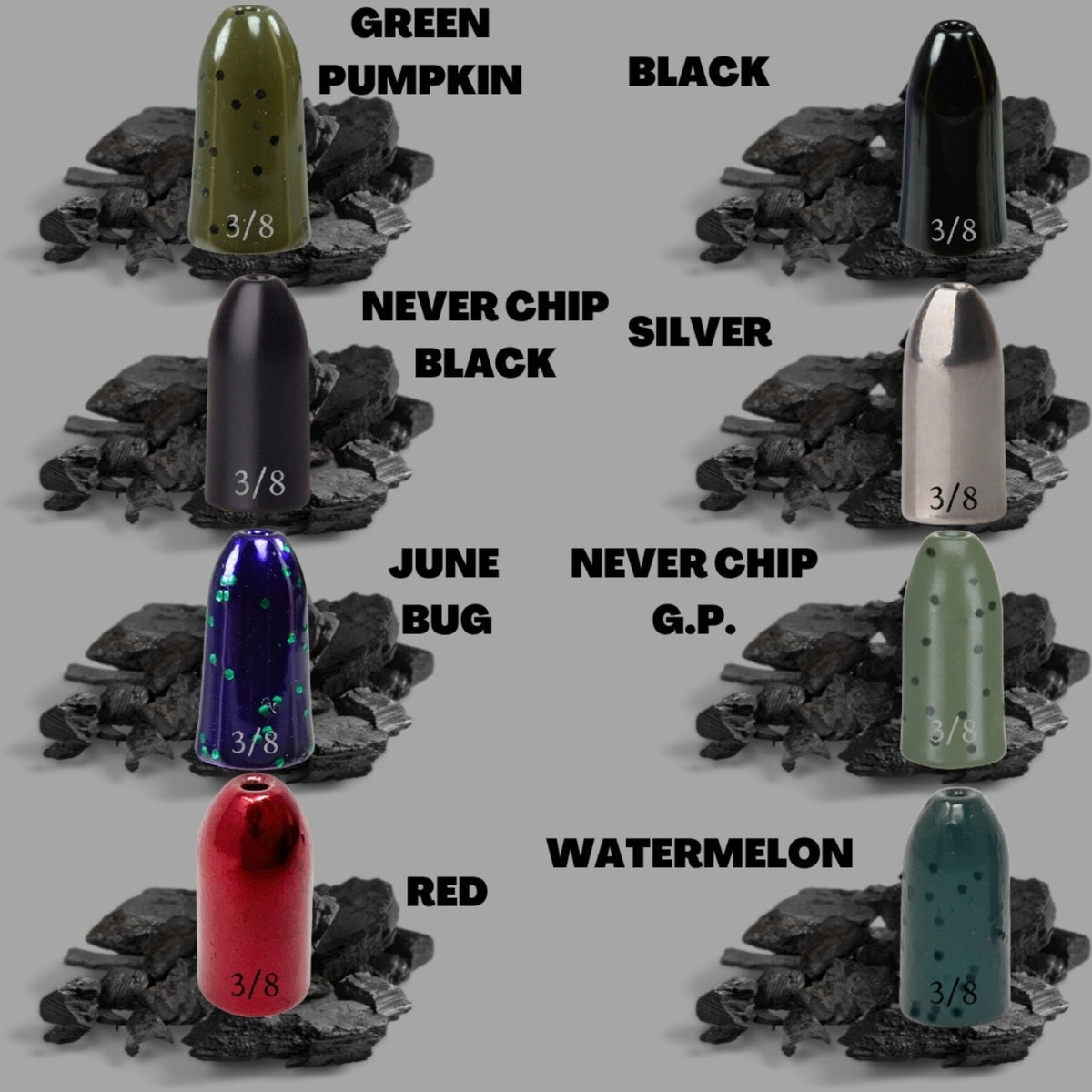 Reaction Tackle Tungsten Worm Weights / Bullet Sinkers
