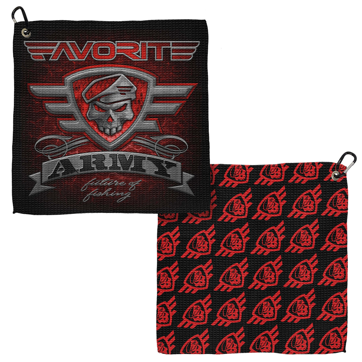 durable fishing towel for hands-free use