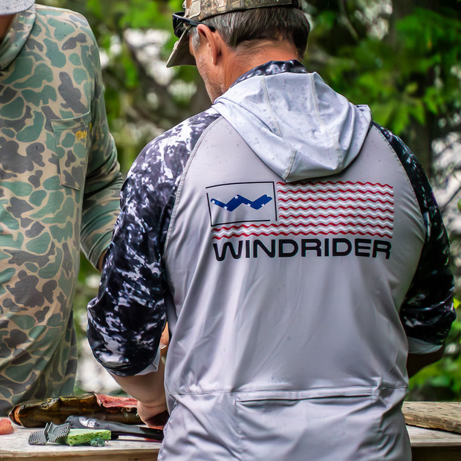 WindRider Atoll Hooded Fishing Shirt with Gaiter – UPF 50+