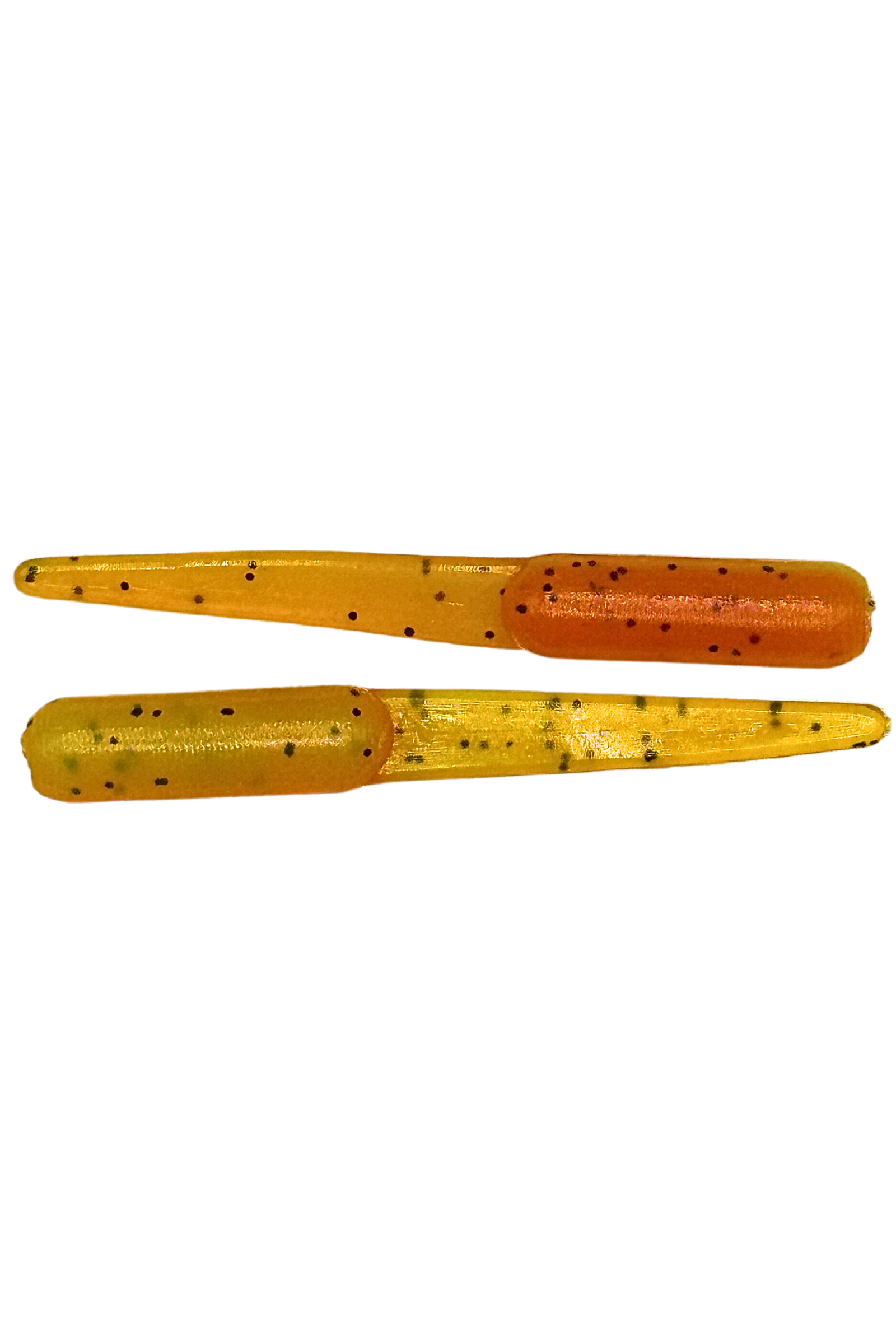 Soft Plastics ATX Lures Flat Tail 1.75" Soft Plastic Crappie Bait Avocado Moon / 1.25” ATX Lures Flat Tail – Durable Soft Plastic Crappie Bait