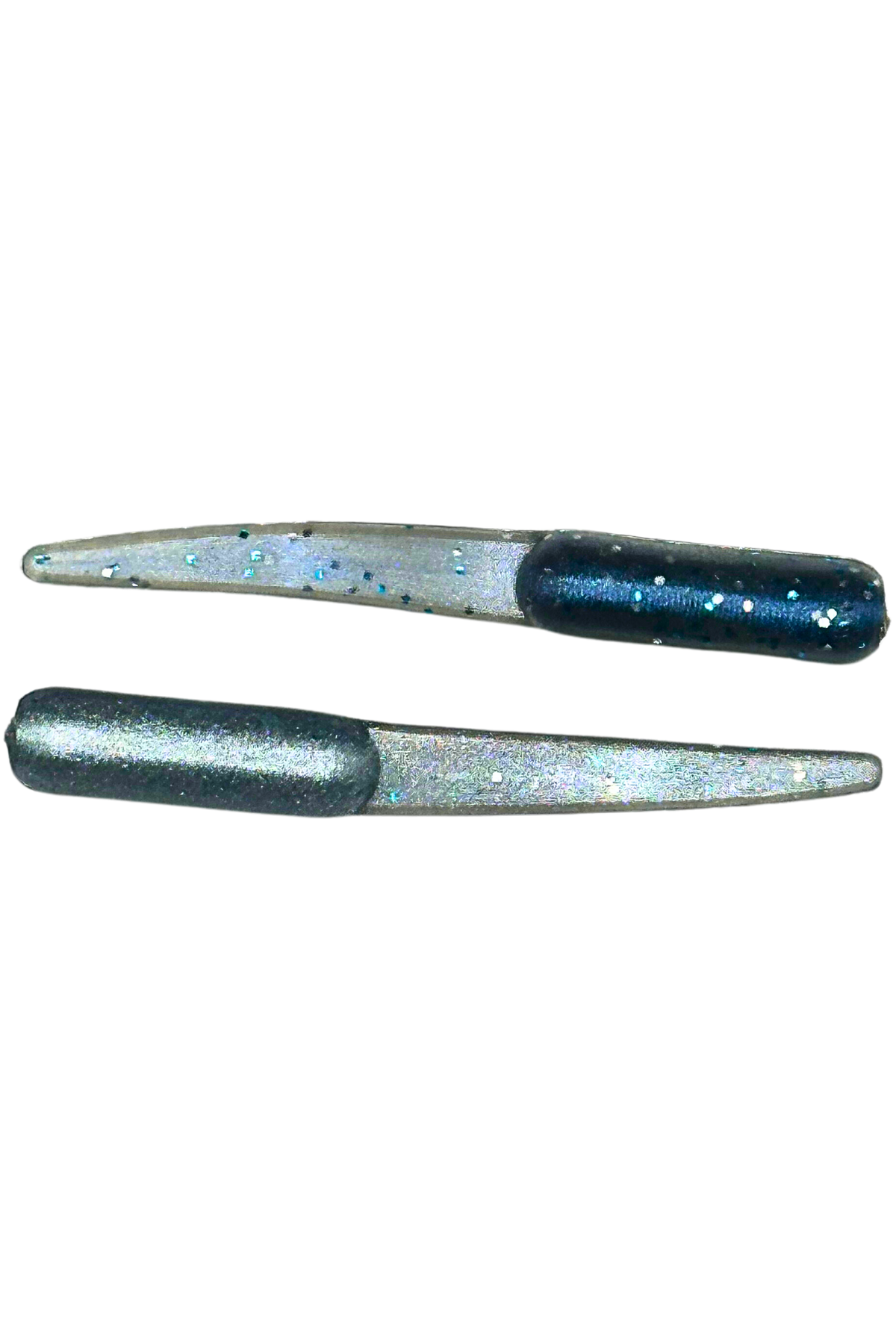 Soft Plastics ATX Lures Flat Tail 1.75" Soft Plastic Crappie Bait Blue Shad / 1.25” ATX Lures Flat Tail – Durable Soft Plastic Crappie Bait