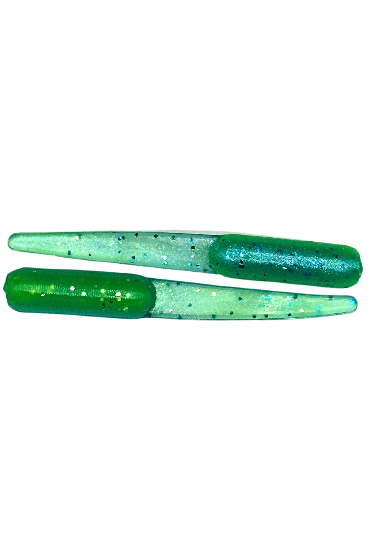 Soft Plastics ATX Lures Flat Tail 1.75" Soft Plastic Crappie Bait Bluegrass / 1.25” ATX Lures Flat Tail – Durable Soft Plastic Crappie Bait