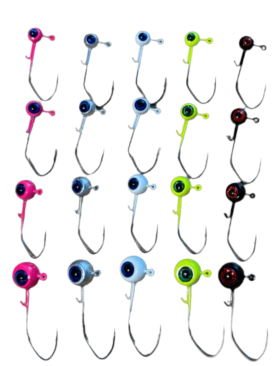 Jig Head ATX Lures Precision Jig Heads – Premium Sickle Hook Design ATX Lures Precision Jig Heads – Durable Sickle Hook Design