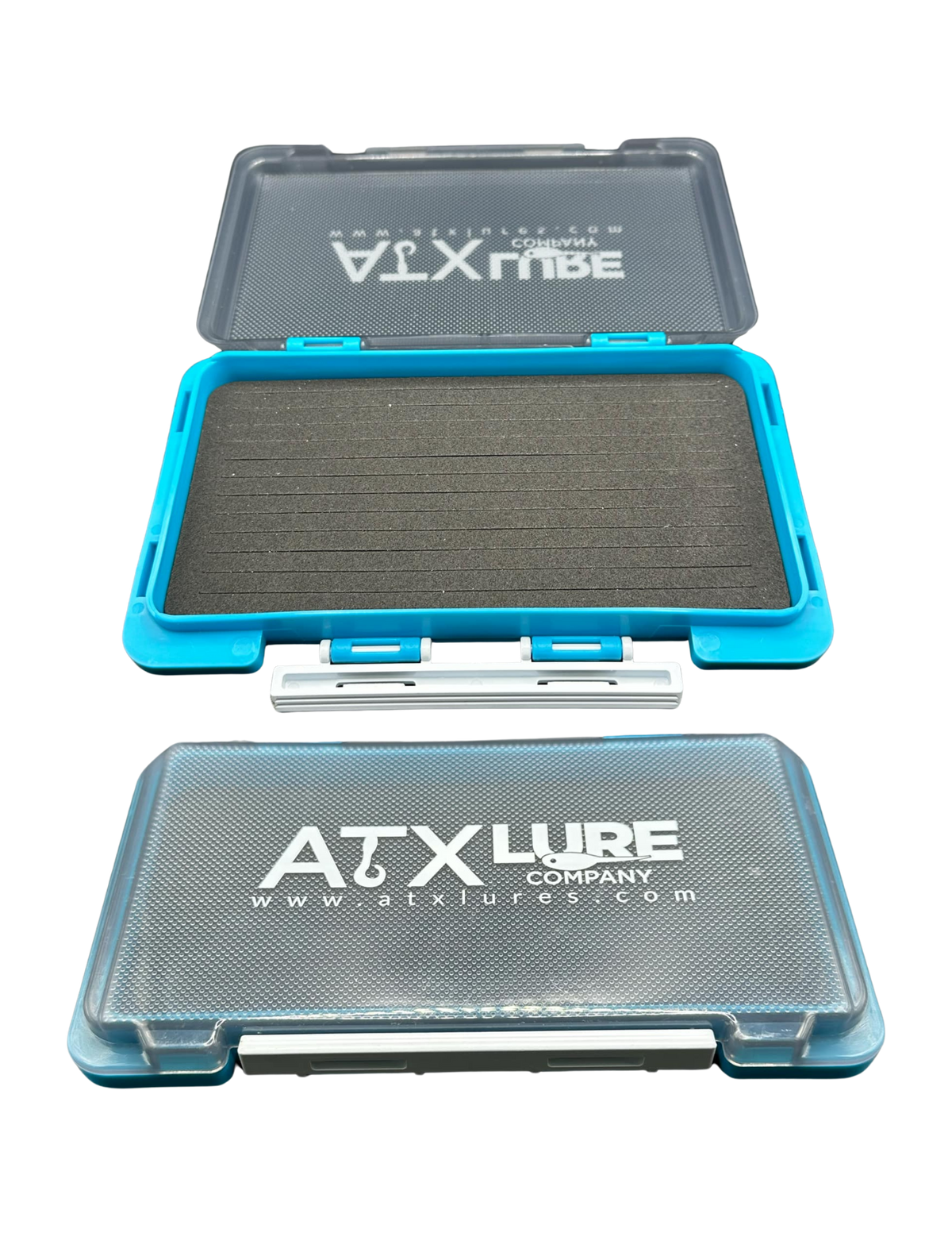 Tackle Boxes ATX Lures Slotted Foam Jig Box – Compact Jighead Organizer Blue ATX Lures Slotted Foam Jig Box | Jighead & Lure Organizer