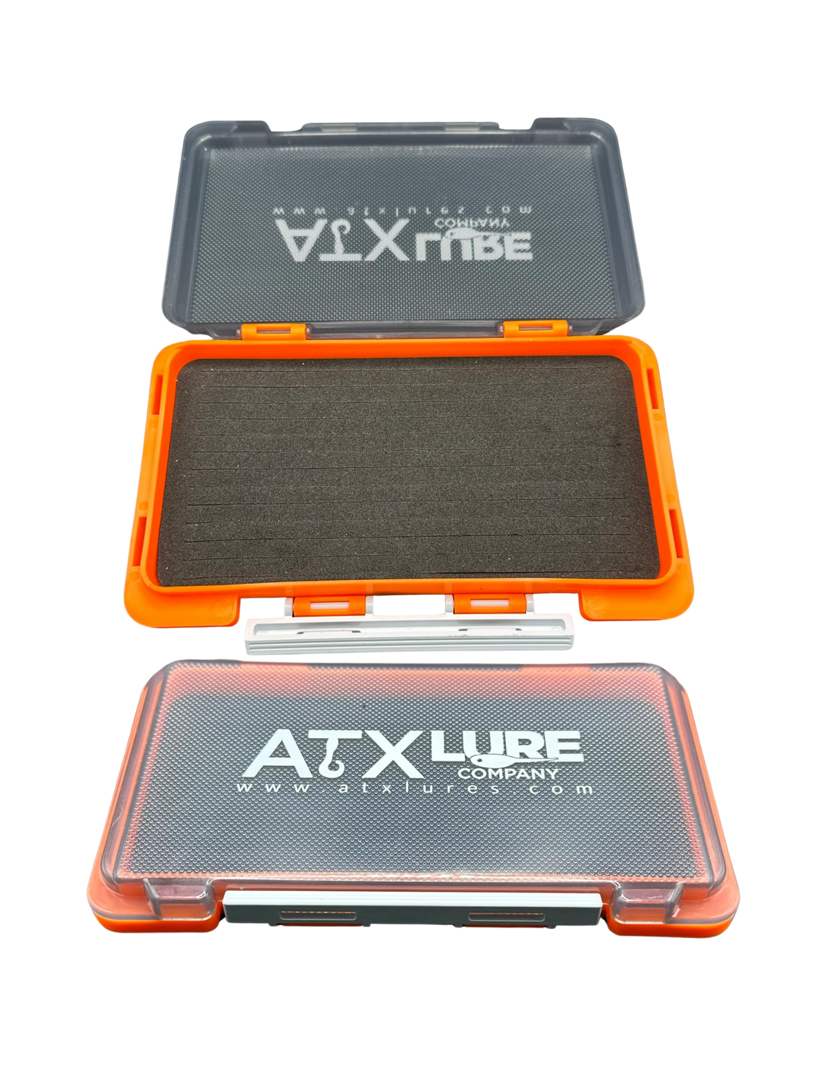 Tackle Boxes ATX Lures Slotted Foam Jig Box – Compact Jighead Organizer Orange ATX Lures Slotted Foam Jig Box | Jighead & Lure Organizer