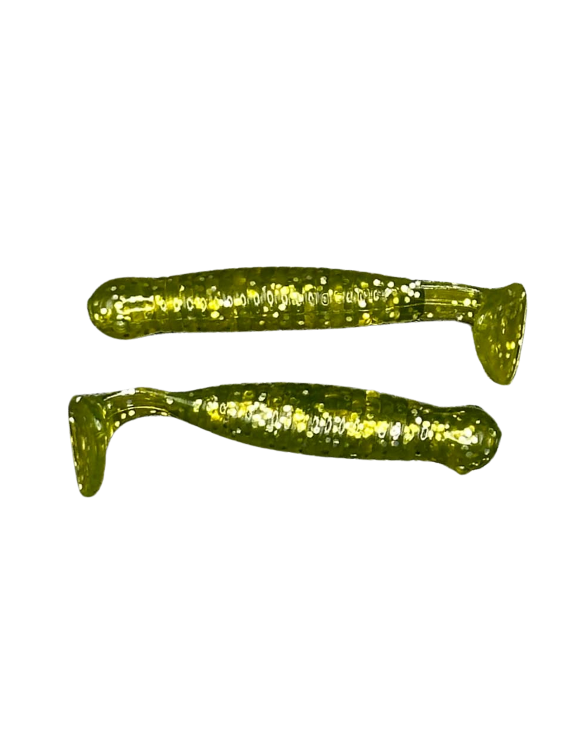 ATX Torpedo ATX Lures Torpedo – 1.5" Paddle Tail Soft Plastic Crappie Bait Avocado Gold Crappie Paddle Tail Lure – ATX Torpedo 1.5" Soft Bait
