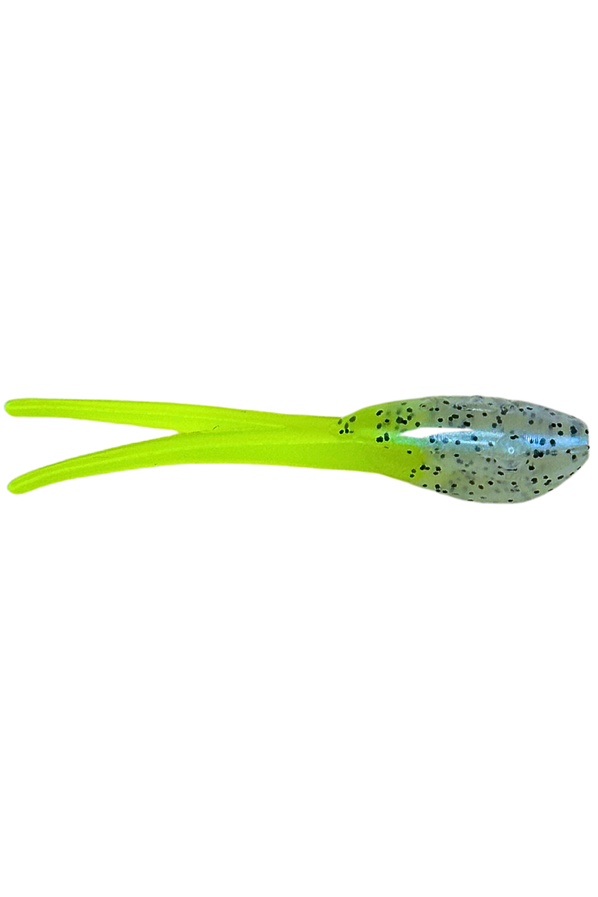 Soft Plastics ATX Lures Wicked Shad – Durable Soft Plastic Crappie Lure ATX Milk/Chartreuse Tail / 1.5" ATX Lures Wicked Shad Soft Plastic Lure – Durable Crappie Bait