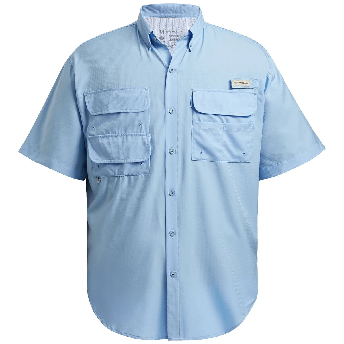 Apparel Bassdash Men&#39;s Button Down Short Sleeve Fishing Shirt Carolina / Medium