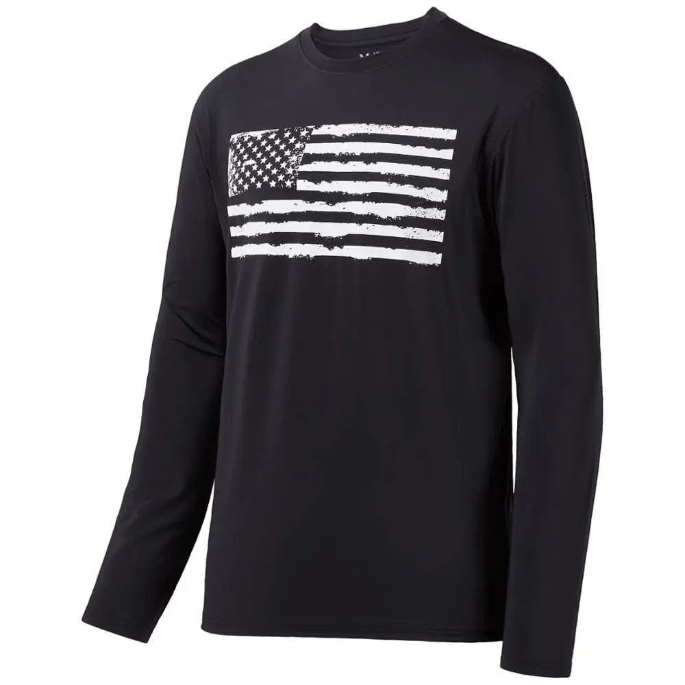 Apparel Bassdash Vintage American Flag Fishing Shirt