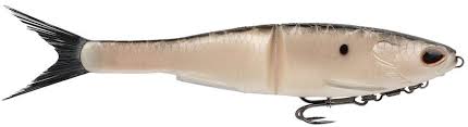 Baits Berkley PowerBait Nessie 7&quot; Soft Glide Bait Burnt Bone Berkley PowerBait Nessie - Pescador Fishing Supply