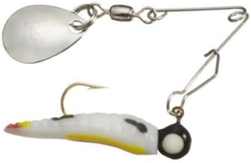 Betts 021ST-45N Spin Split Tail Rigged With Exxtra Bait, Size 1/32, 1-Inch  Length, June Bug with Chartreuse Tail Finish