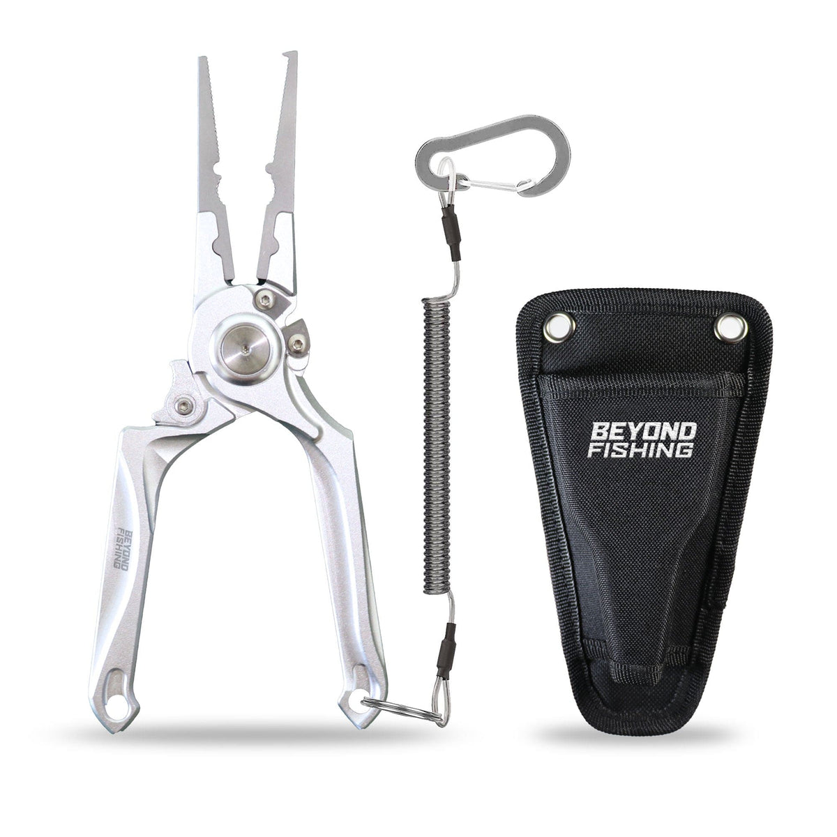 Fishing Accessories Beyond Braid Pro Aluminum Series 8″ Fishing Pliers Silver Beyond Braid Pro Aluminum 8&quot; Fishing Pliers - Pescador Fishing Supply