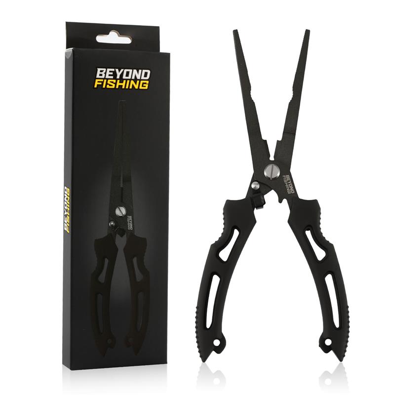 Beyond Fishing 8.5” Long Nose Fishing Pliers Yellow - 8.5" Long Nose Beyond Fishing 8.5” Long Nose Fishing Pliers