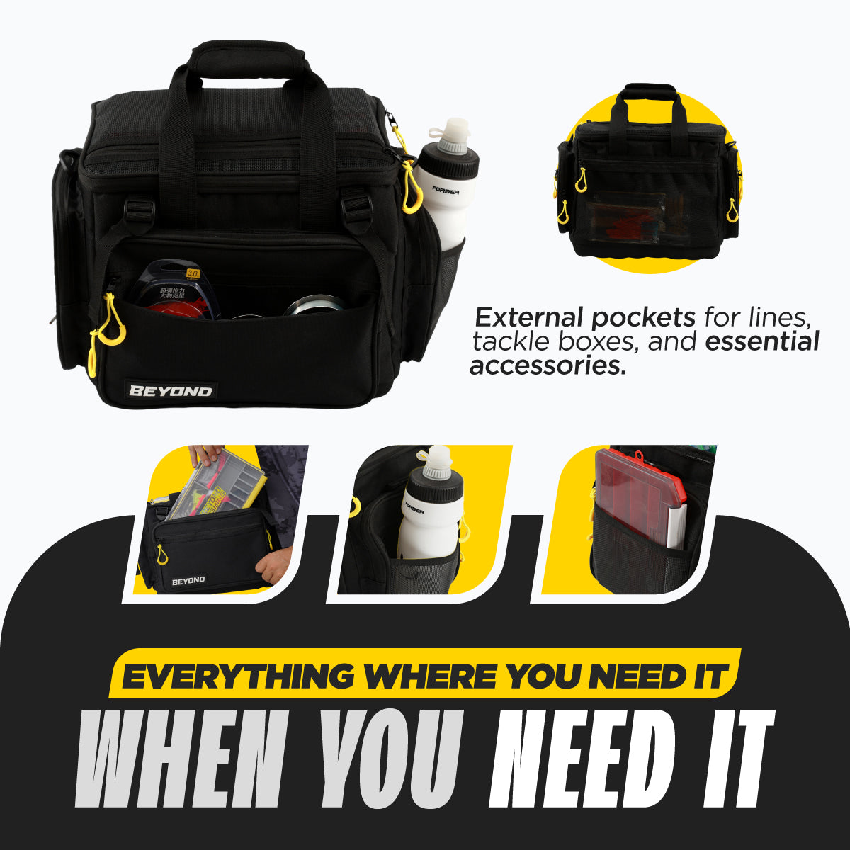 Beyond Fishing Hauler Tackle Bags -Available in Medium, Large, and Extra-Large Beyond Fishing Hauler Tackle Bags -Available in Medium, Large, and Extra-Large