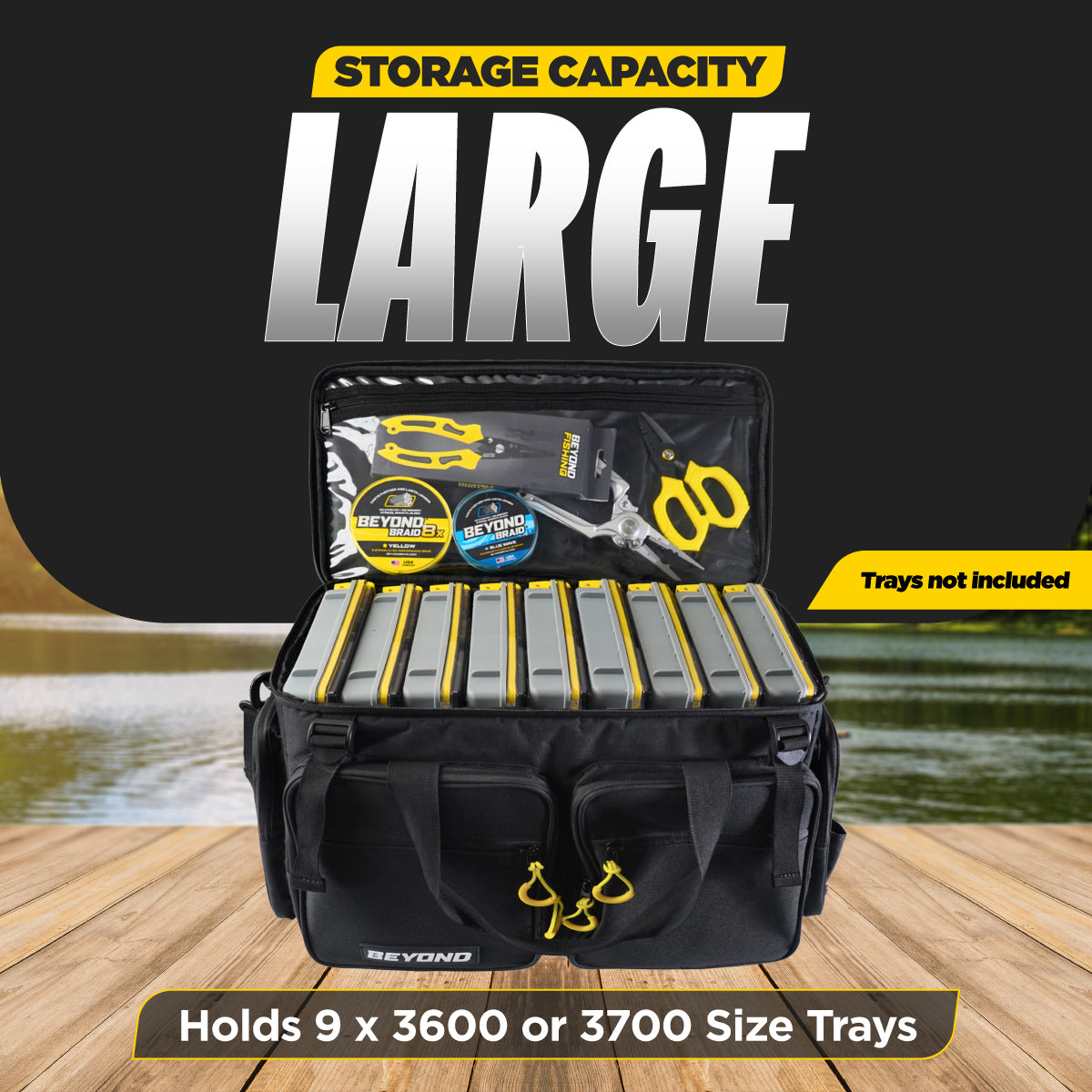Beyond Fishing Hauler Tackle Bags -Available in Medium, Large, and Extra-Large Beyond Fishing Hauler Tackle Bags -Available in Medium, Large, and Extra-Large