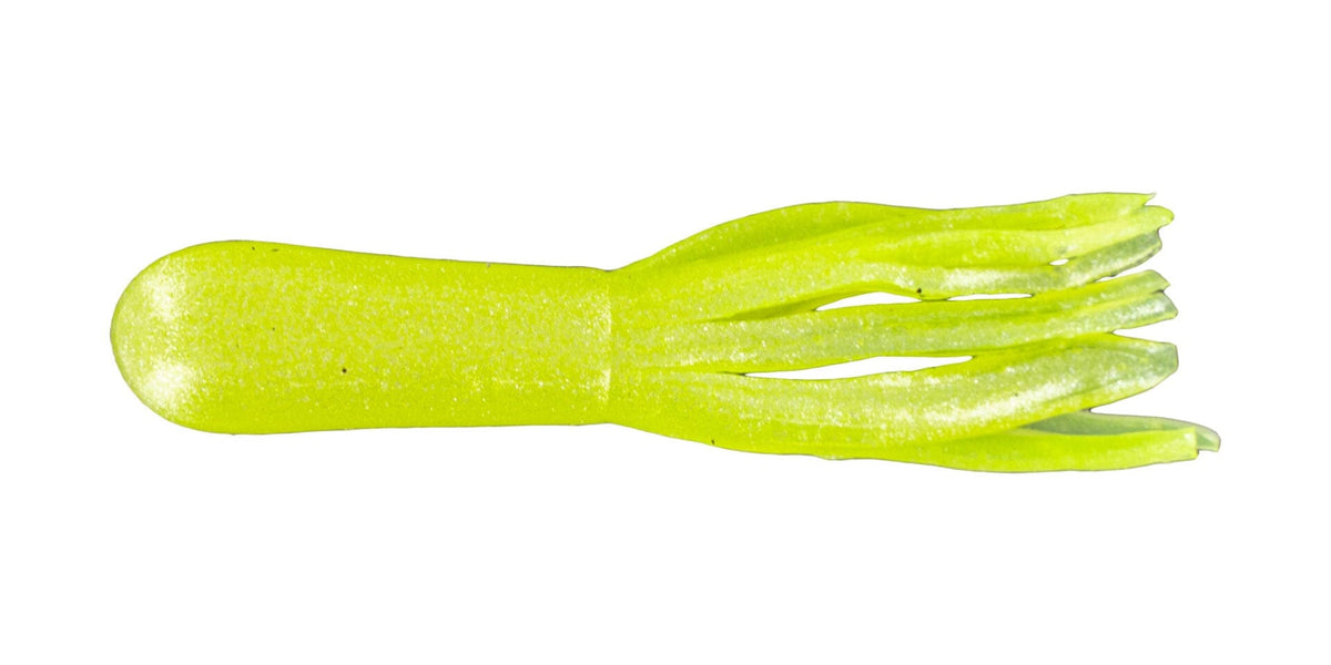 Baits Big Bite Baits 1.5&quot; Crappie Tube Chartreuse Big Bite Baits Crappie Tube | Pescador Fishing Supply