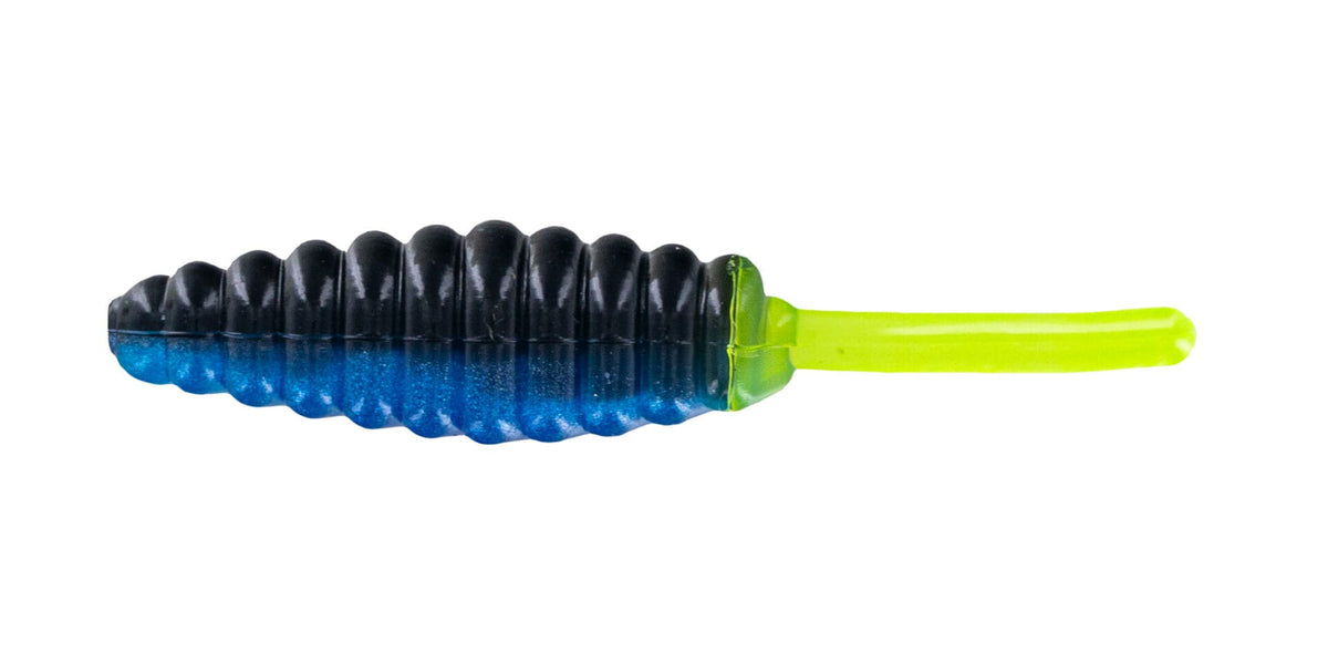 Baits Big Bite Baits Panfish Minnow - 10 Pack Black / Blue Chartreuse Big Bite Baits Panfish Minnow | Pescador Fishing Supply