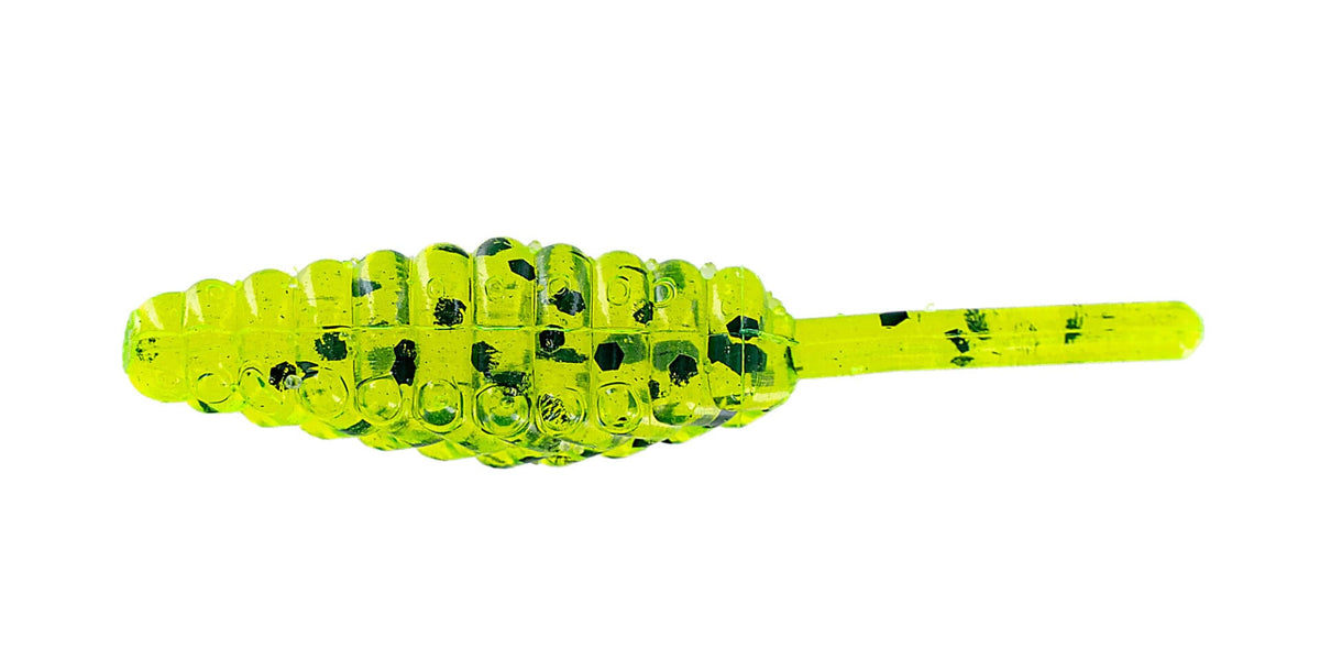 Baits Big Bite Baits Panfish Minnow - 10 Pack Chartreuse Pepper Big Bite Baits Panfish Minnow | Pescador Fishing Supply