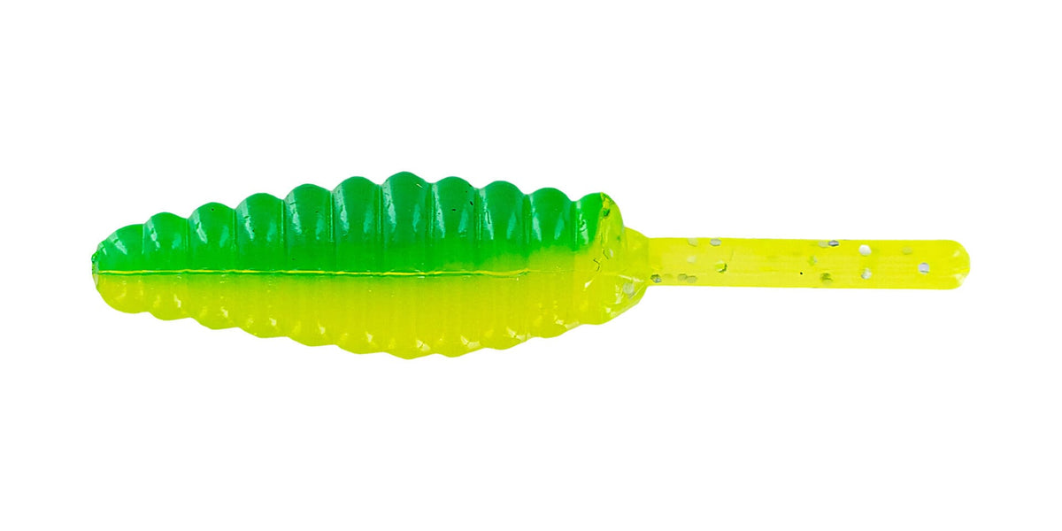 Baits Big Bite Baits Panfish Minnow - 10 Pack Tractor Green Big Bite Baits Panfish Minnow | Pescador Fishing Supply