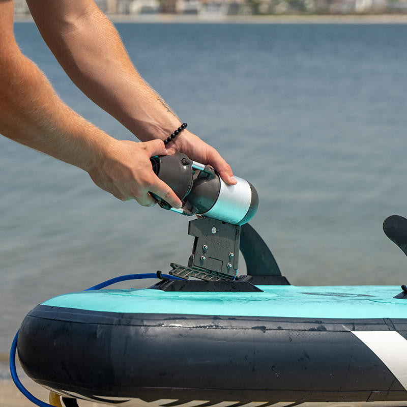 GILI/Bixpy K-1 Outboard Kit - Flip &amp; Lock Fin Adapter Bundle