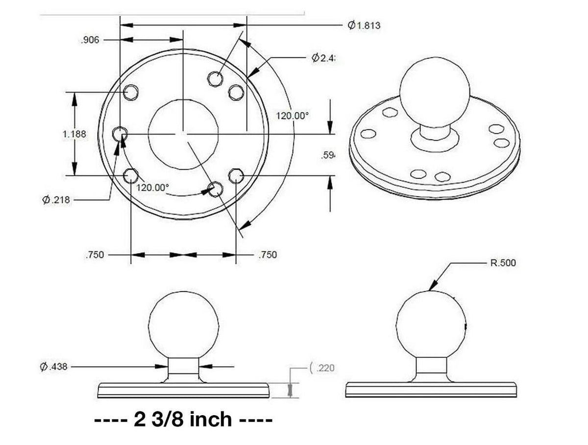 Universal Kayak Adapter (K-1 &amp; J-2 Motors)