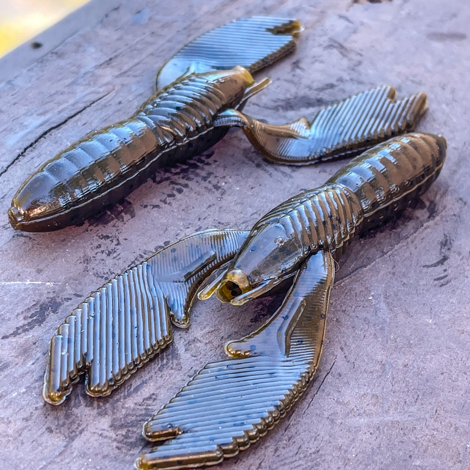 soft plastic Blackhawk (Craw) - 8 Count Black and Blue Flake Blackhawk (Craw) - 8 Count